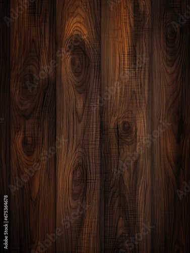 Wooden background with dark wood grain.