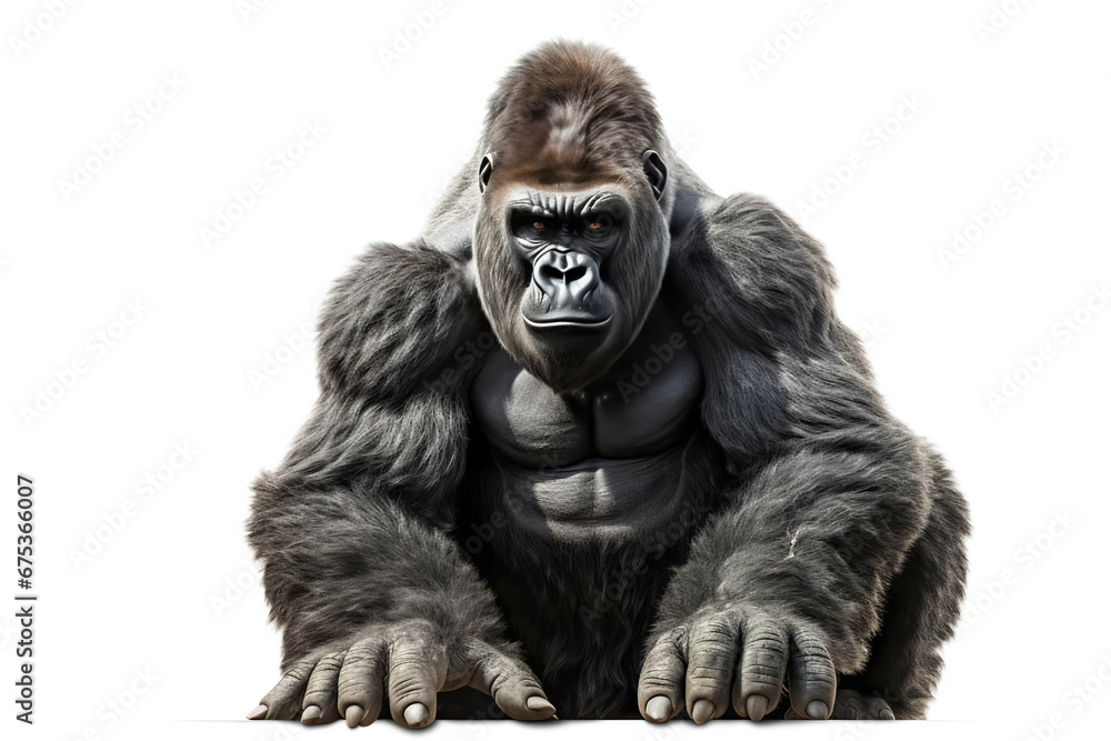 Gorilla in Motion: A Display of Primate Power Gorilla in Motion: A Display of Primate Power