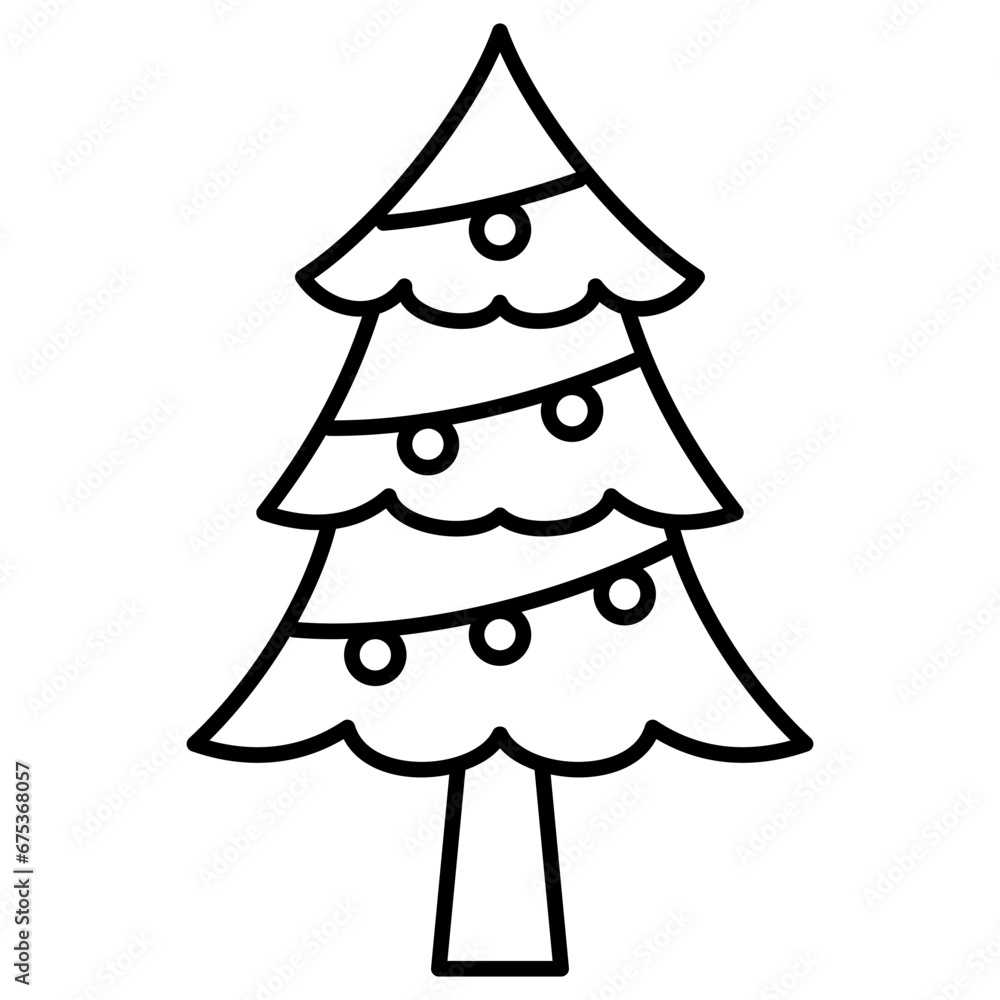 christmas tree icon vector christmas tree icon vector