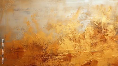 Radiance: A Symphony in Gold,texture,metal texture,old wall background © Moon
