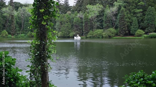 Lago Negro (Black Lake) with Swan Pedal Boat - Gramado, Rio Grande do Sul, Brazil
