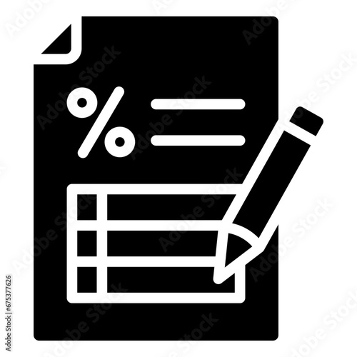 Tax Form Icon