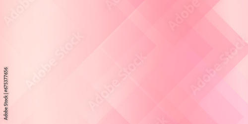 Pink abstract background with geometric pattern of squares and triangles, business concept soft pink abstract background with lines, pink background for presentation, cover, card and design.