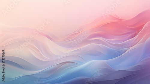 a vibrant silky background with flowing gradients of pastel hues, resembling a dreamy, ethereal landscape that enchants the viewer.