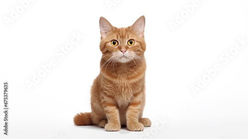 cat on isolated transparent background