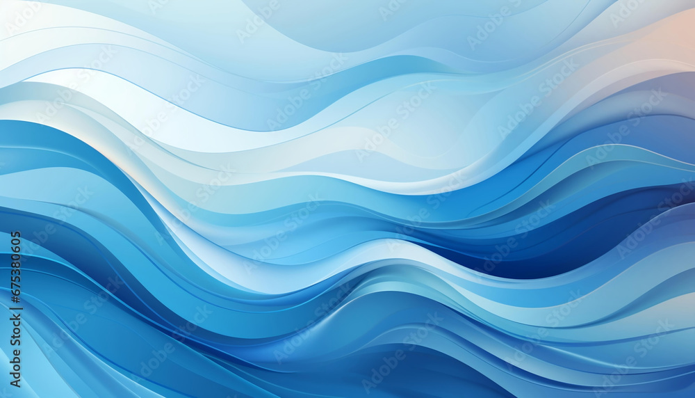 White and Blue Abstract Waves Background White and Blue Abstract Waves Background