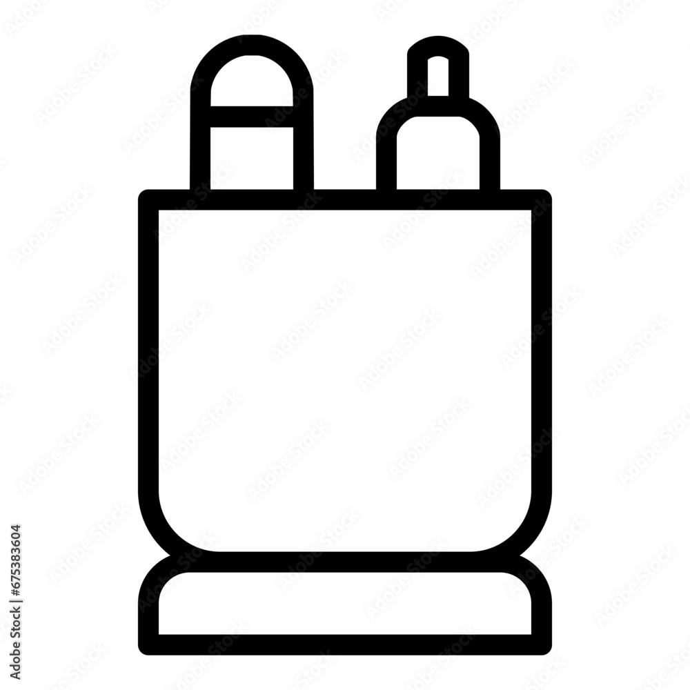 stationery icon outline black style stationery icon outline black style