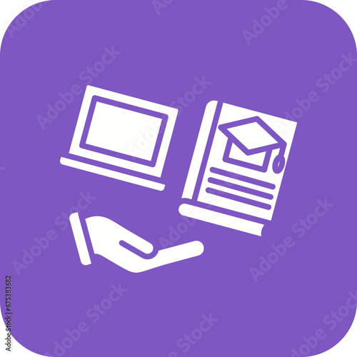 Off the job Training Line Icon