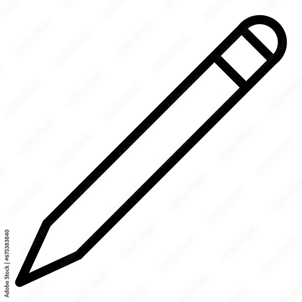 pencil icon outline black style pencil icon outline black style