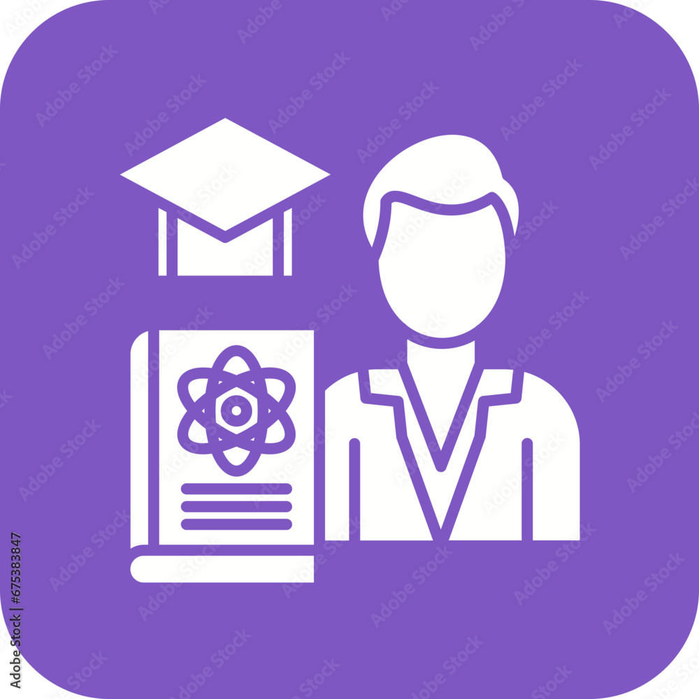 Teacher Male Line Icon Teacher Male Line Icon