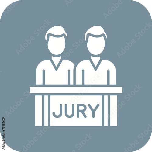 Juror Male Line Icon
