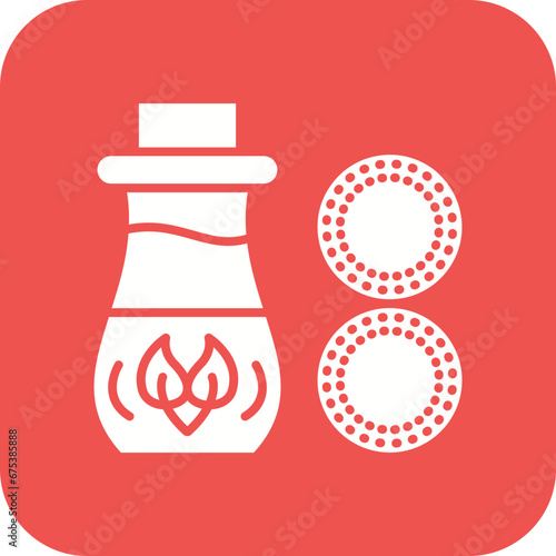 Makeup Remover Line Icon