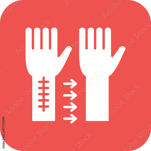 Scars Removal Line Icon