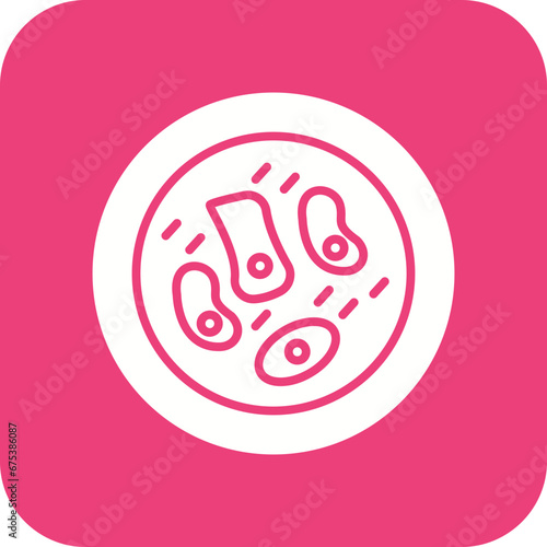 Skin Cell Line Icon