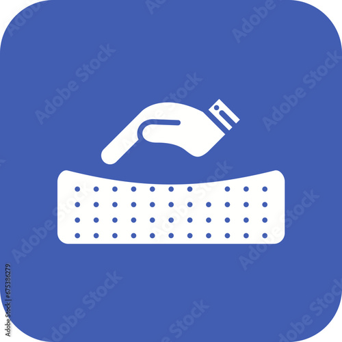 Comforter Line Icon