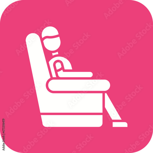 Leaned Back Line Icon