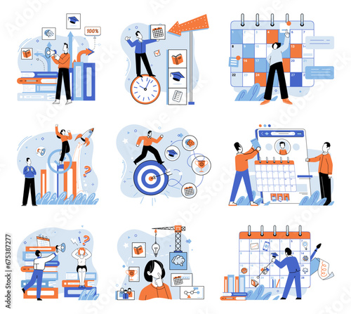 Business mentor. Vector illustration. An experienced adviser provides valuable guidance in various business matters Trusting authority and expertise mentor is crucial for growth A business mentor
