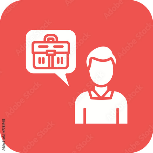 Applicant Male Line Icon