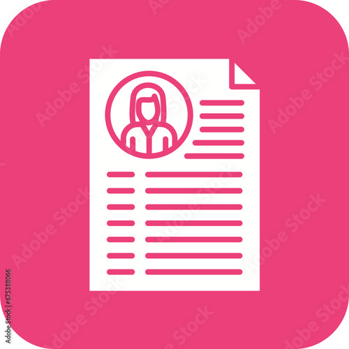 Resume Line Icon
