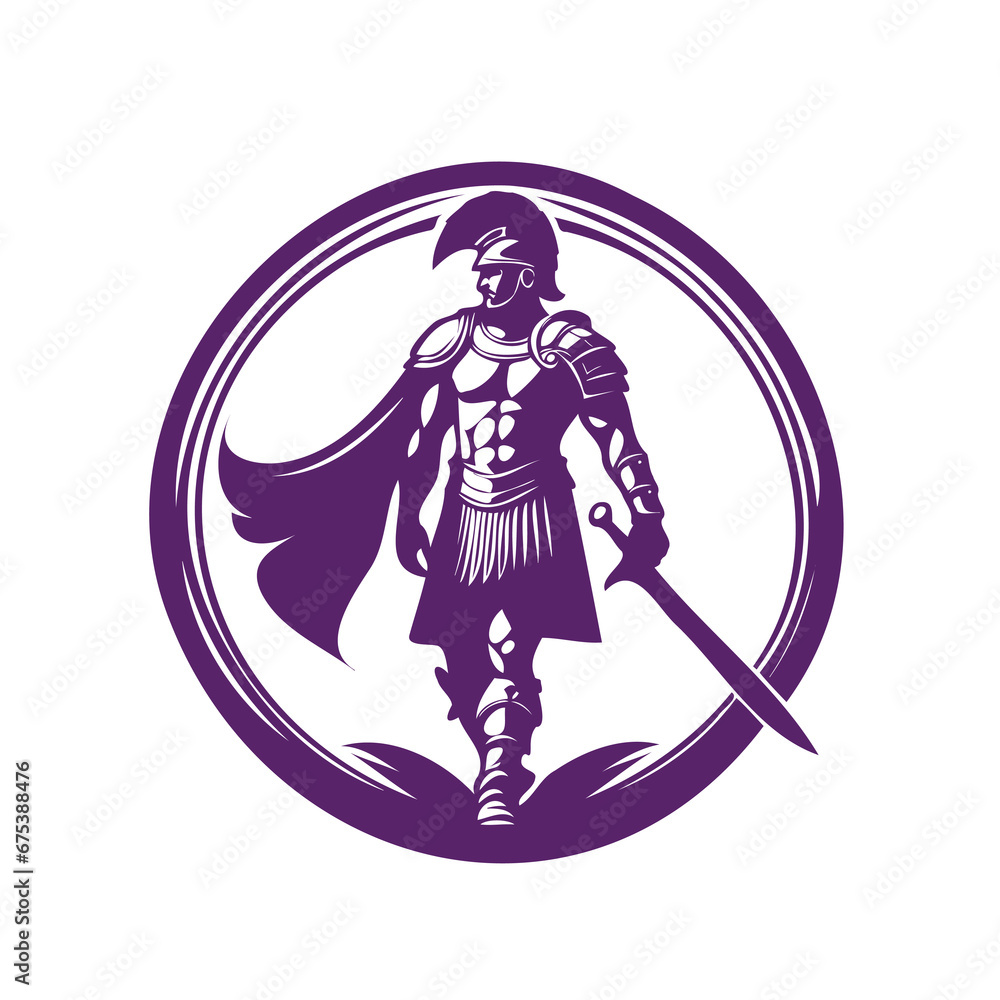 illustration of a person with a sword illustration of a person with a sword