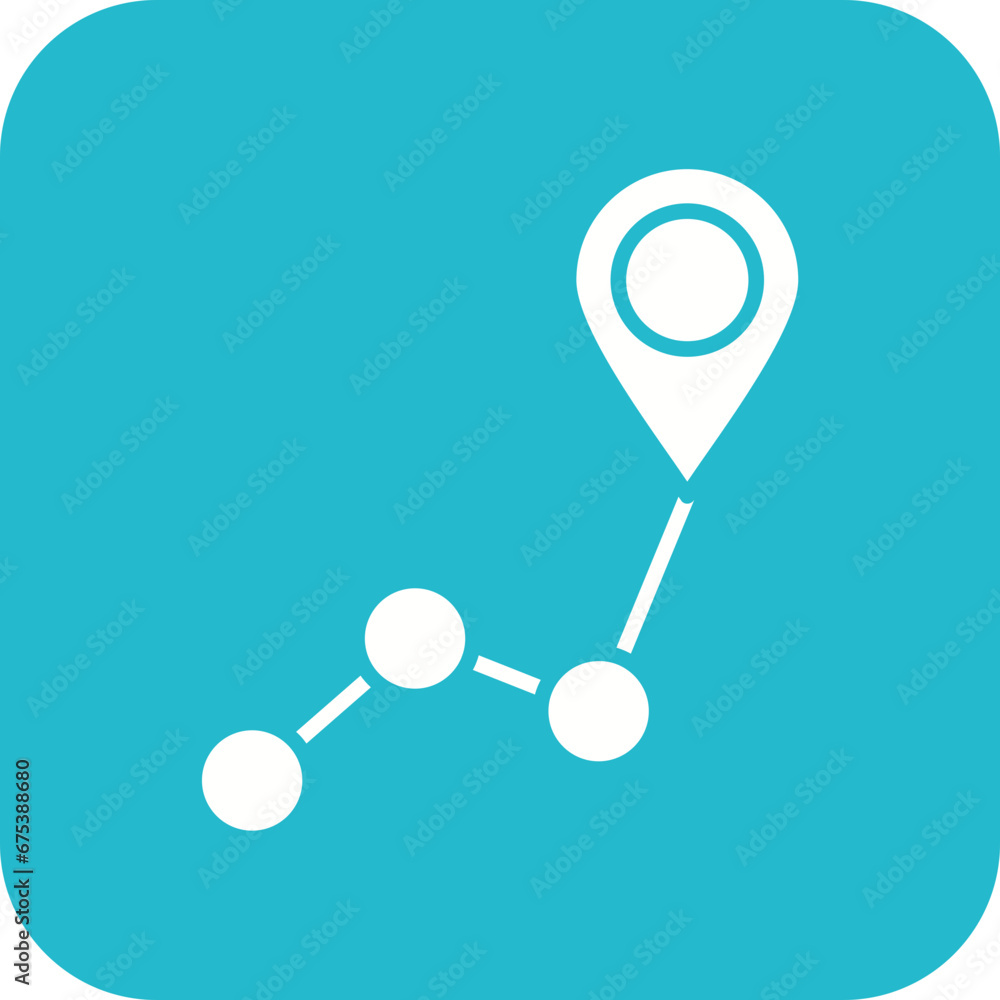 Tracking Line Icon Tracking Line Icon