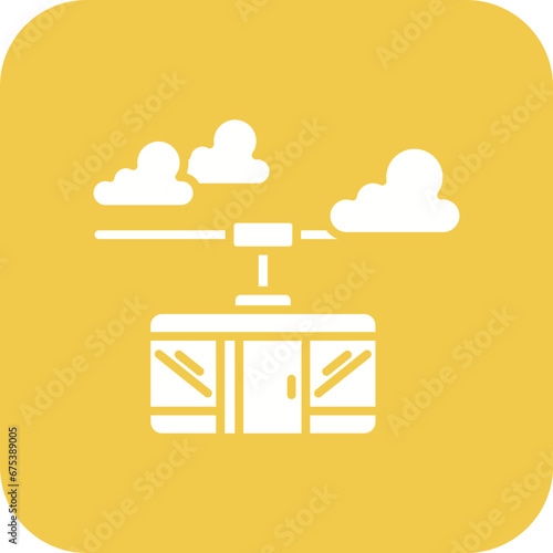 Cable Car Line Icon
