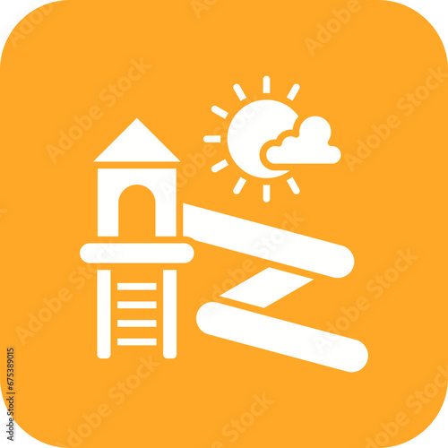 Spiral Slide Line Icon