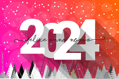 felice anno nuovo - buon anno 2024