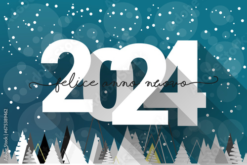 felice anno nuovo - buon anno 2024