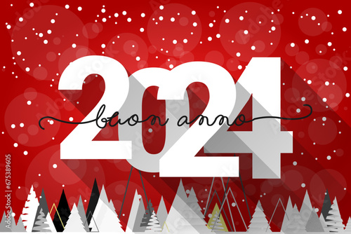 felice anno nuovo - buon anno 2024