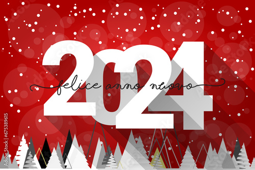 felice anno nuovo - buon anno 2024