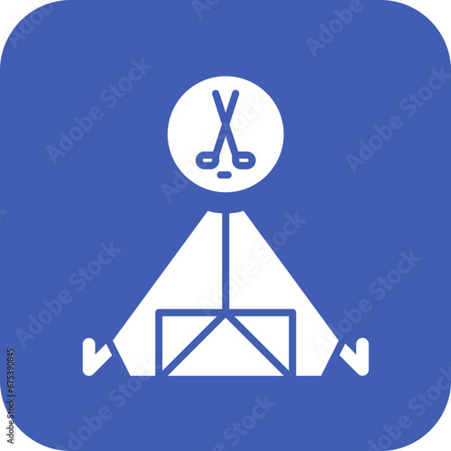 Hockey Camp Line Icon