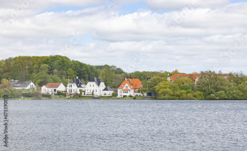 Kolding castle lake, Kolding is a harbor and market town in South Jutland in Denmark with 57,583 inhabitants (2013)	
