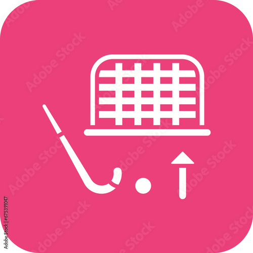 Penalty Shot Line Icon