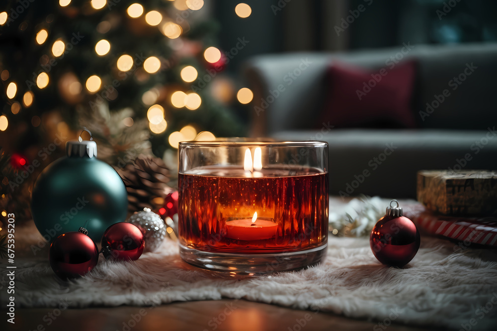 Fototapeta premium Christmas Candle