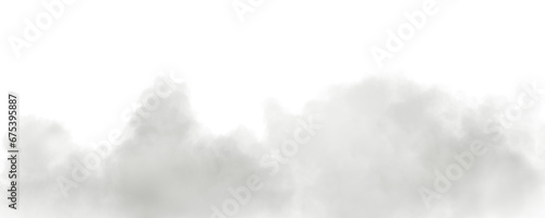Cutout smoke gas floating on transparent backgrounds 3d render png