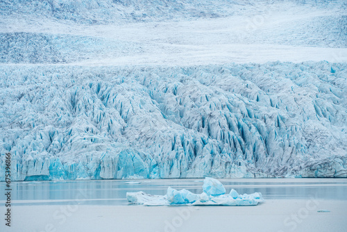 Vatnajokull National Park - Iceland Fjallsarlon glacier lagoon photo