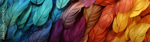 A vibrant display of fabric feathers dances with wild abandon, radiating color and joy
