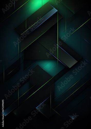 black green blue abstract geometric presentation