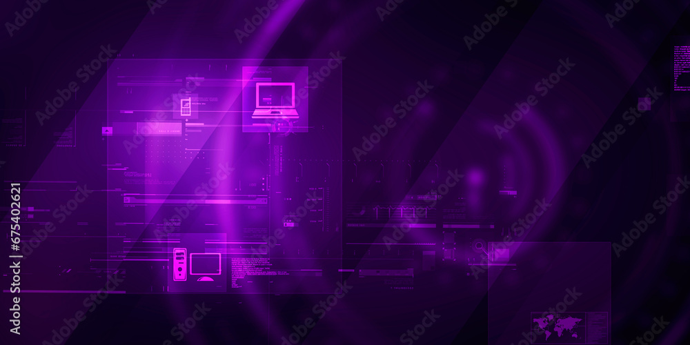 Obraz premium Digital Abstract technology background,2d illustration 
