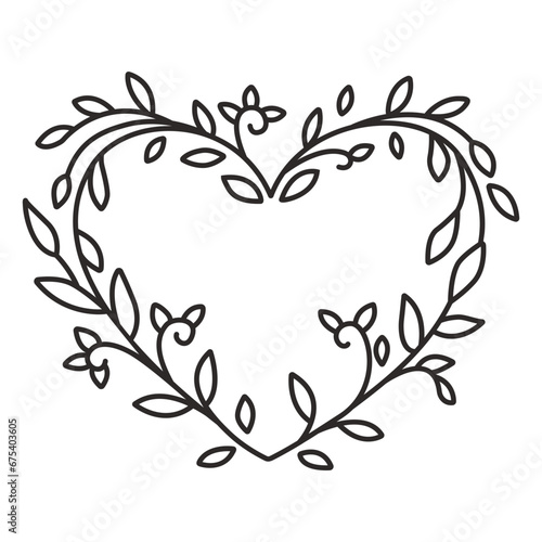 Herz Liebe Ornament - Vektor