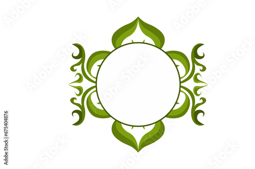 Swirl Ornament Border With Transparent Background