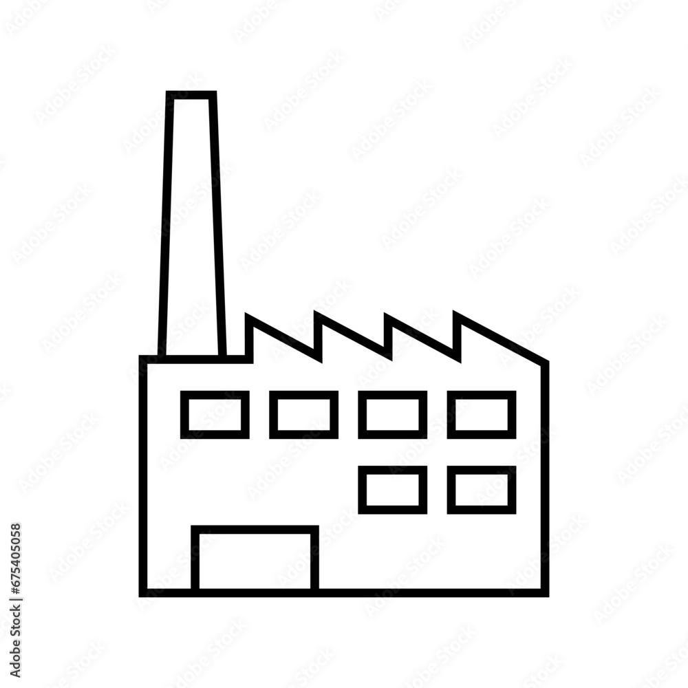 Factory icon vector. productions illustration sign. manufacture symbol. industry logo. Factory icon vector. productions illustration sign. manufacture symbol. industry logo.