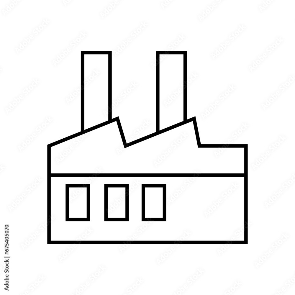 Factory icon vector. productions illustration sign. manufacture symbol. industry logo. Factory icon vector. productions illustration sign. manufacture symbol. industry logo.