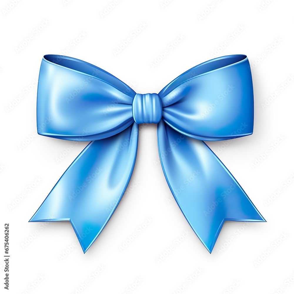 ribbon bow and curl isolated on white background ribbon bow and curl isolated on white background