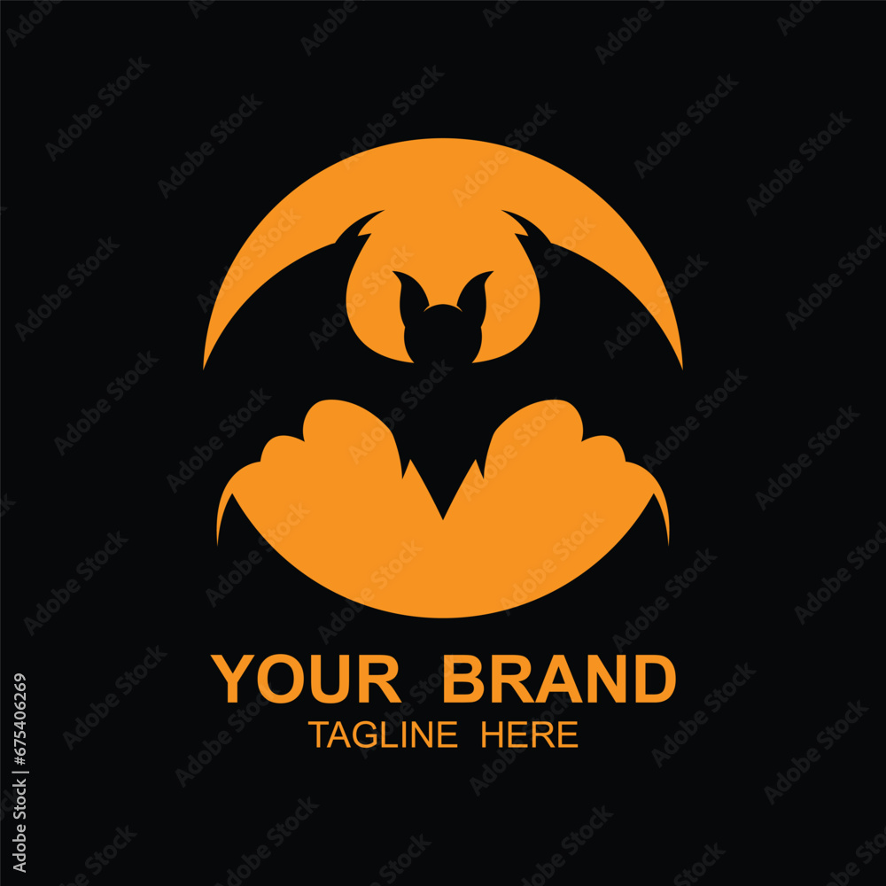 bat vector icon logo template bat vector icon logo template