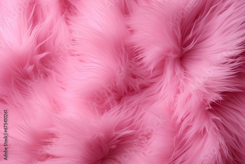 Pink fur texture background. Fluffy pink fur texture. Pink fur background  Pink fur background. Surface wool texture  AI Generated