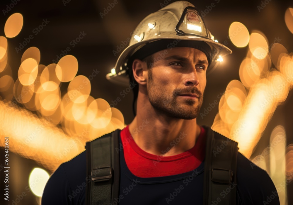 Firefighter Christmas Lights 