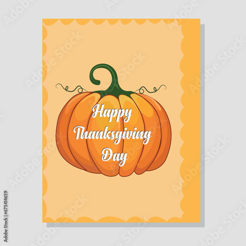 Minimalist Happy Thanksgiving Greeting Card