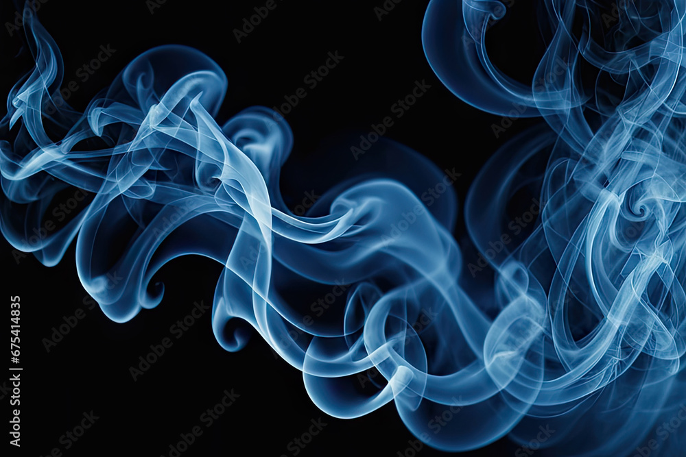 Abstract background, blue smoke texture cinematic design Abstract background, blue smoke texture cinematic design